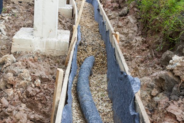 French Drain Installation in Green Valley